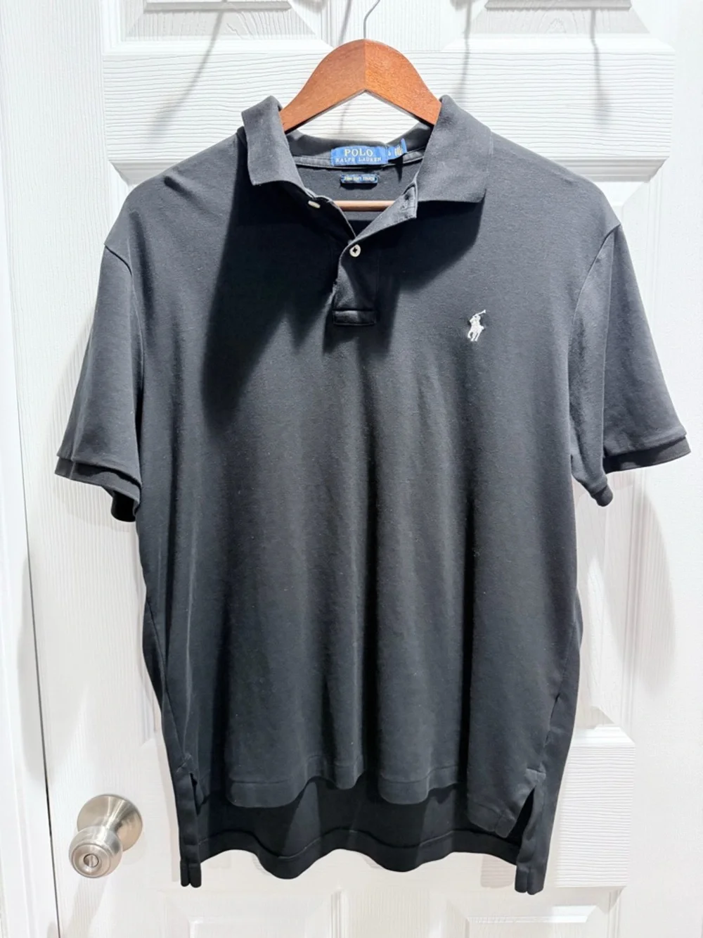 Polo Ralph Lauren Pima Soft Touch Polo – Men’s L Black Classic Fit